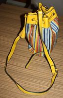 Schultertasche Umhängetasche Beuteltasche gelb-bunt