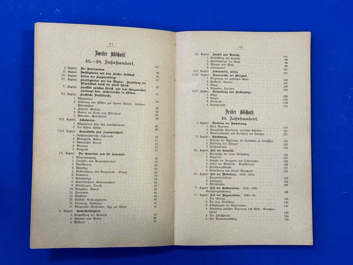 Libri: Geschichte der Gemeinde Ellikon an der Thur. 1894 – Usato da Adliswil venduto da buch_und_kunst 5