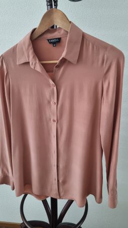 CAROLL Bluse Altrosa Seide Groesse 38 neuwertig