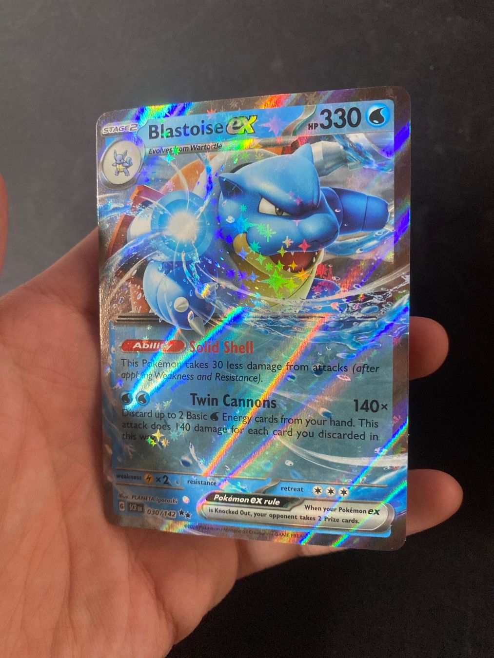 Pokémon Carte collezionabili: Blastoise ex 30 - Turtok ex - Tortank - Stellar Crown - EN – Nuovo (secondo la descrizione) da Hausen AG venduto da Shrade 1