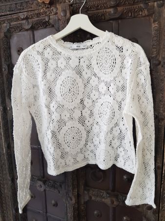 NEUES MANGO  HÄKELSHIRT