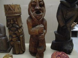 Holz Skulpturen Polen Schnitzerei  Lot