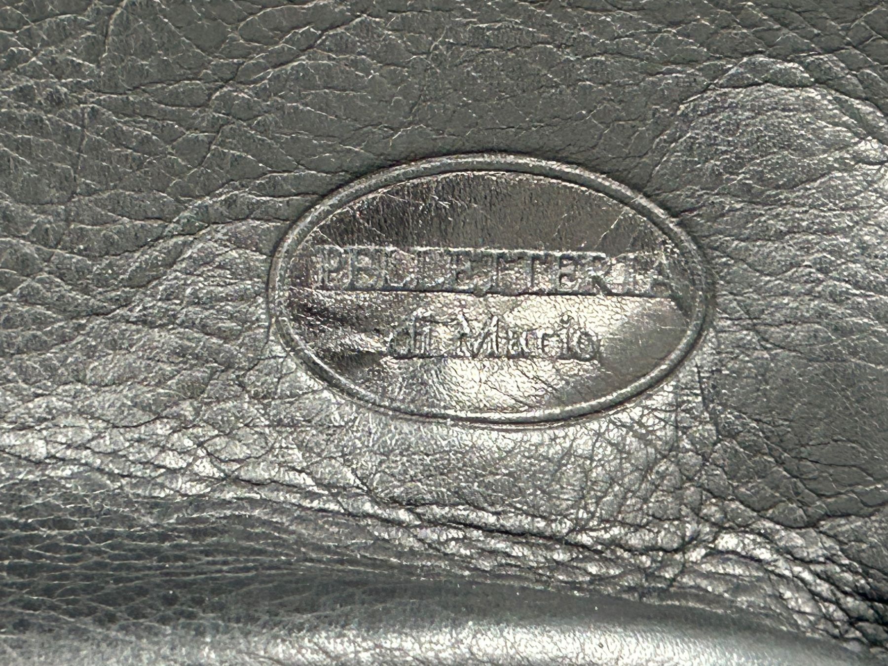 Taschen für Damen: Leder Tasche schwarz/dunkelrot – Gebraucht aus Horn von Resvi 3