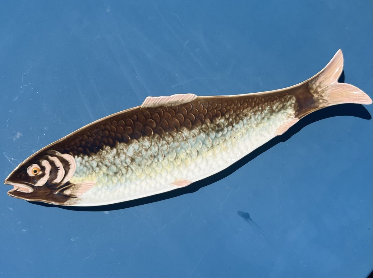 Piatti di portata: Ancien plat à poisson faïence peinte main – Nuovo (secondo la descrizione) da Genève venduto da DELIRBEADS 1