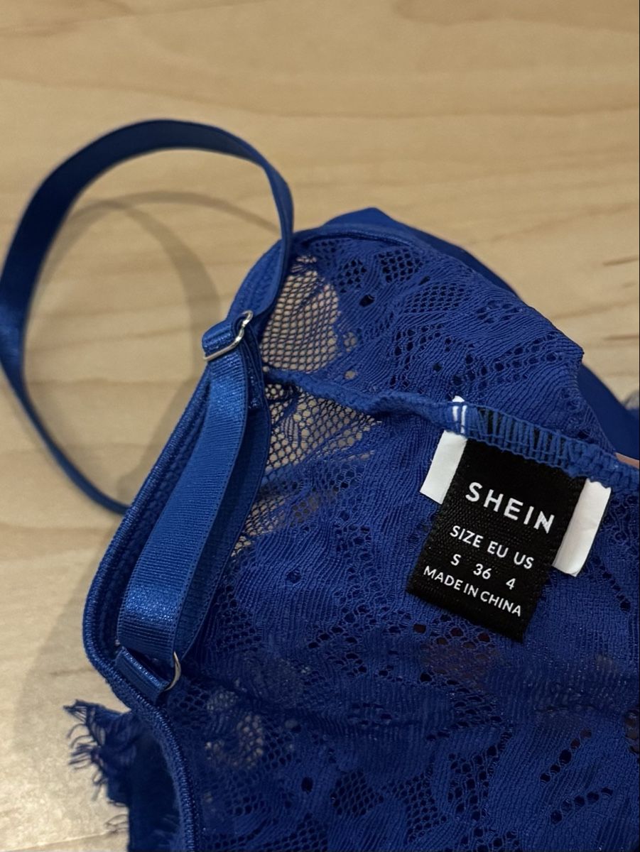 Shein Top: Shein Spitzentop, Grösse S, blau – Nuovo (secondo la descrizione) da Tuggen venduto da jess_gls06 2