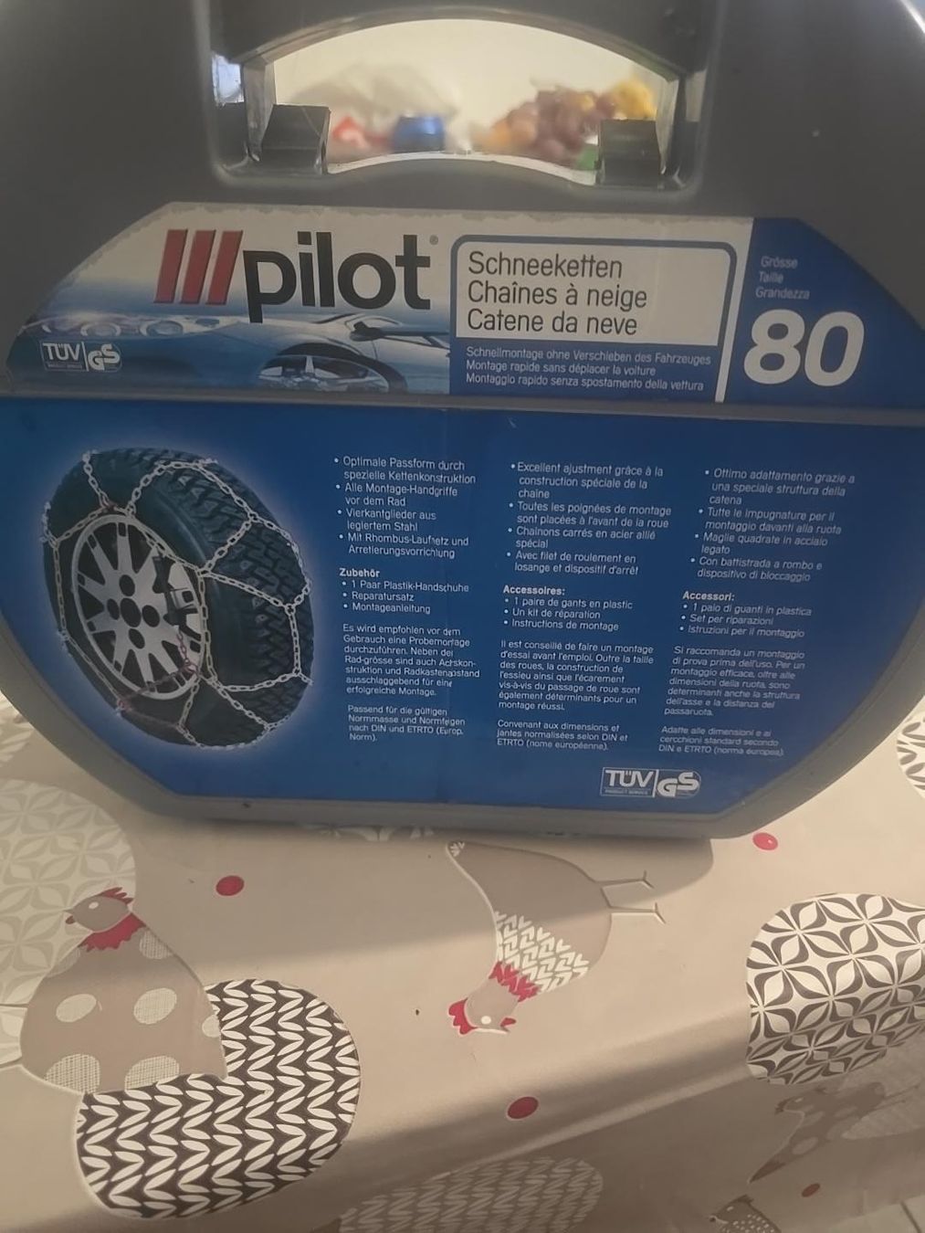 Schneeketten: Snow chains Pilot size 80 in original plastic case – Neu (gemäss Beschreibung) aus Pully von car_72x7 1