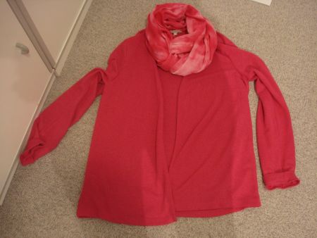 Feinstrickjacke v. Street One mit passendem Loopschal