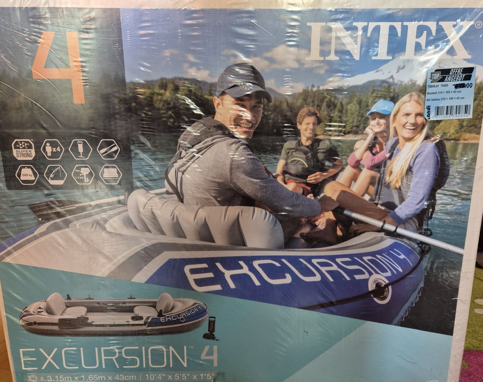 Spielzeuge: Excursion 4 Gummiboot – Neu (gemäss Beschreibung) aus Weggis von Romonton