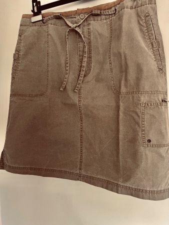 Outdoor-/Wanderjupe, taupe, 100% BW, "COLUMBIA", Gr.40/L