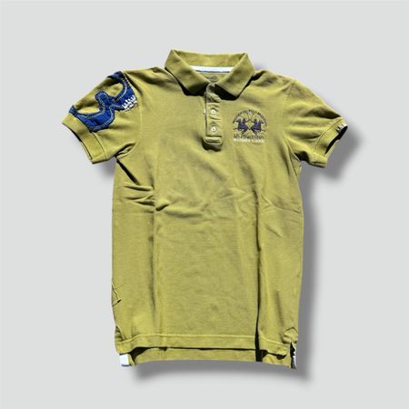 La Martina vintage green no3 polo shirt