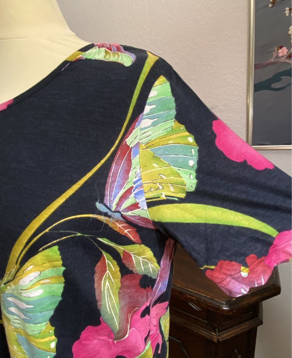 T-shirt: Shirt bunt Schmetterling Gr. 40/42 – Usato da Fislisbach venduto da KolibriSecondhand 3