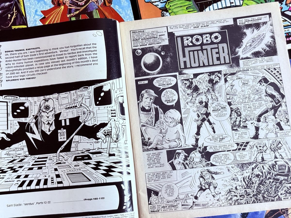 Comics: 4x 2000 AD Monthly Comics - Januar 1990 /english – Gebraucht aus Zuerich von SonderArt-Wertgut 2