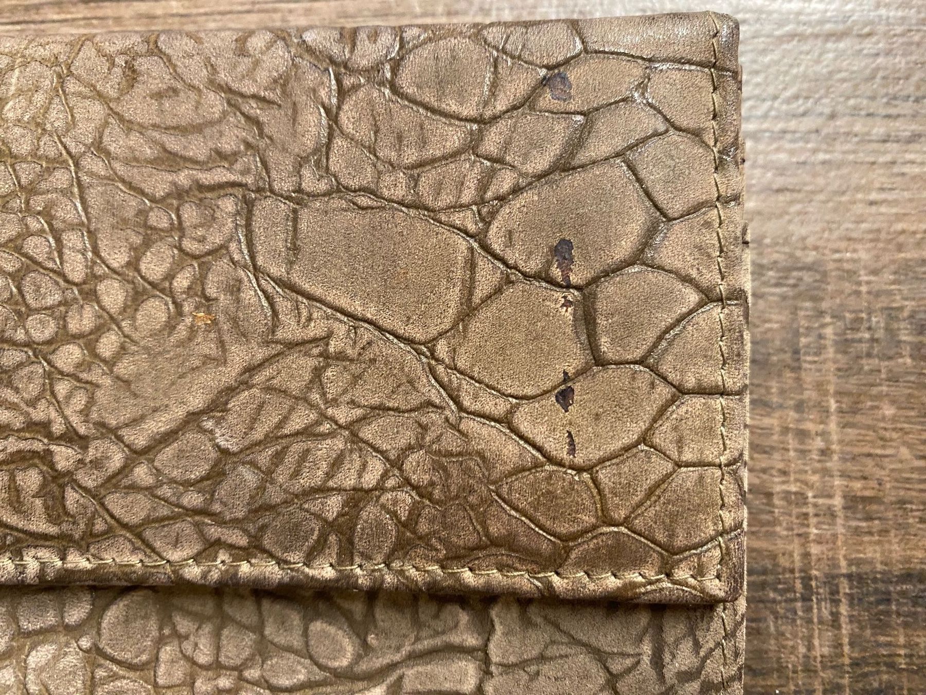 Brieftaschen: Portemonnaie Kroko-Style braun – Gebraucht aus Pratteln von a23_j2gs 2