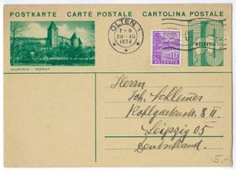 1934 Bildpostkarte Nr. 133-044 Bild MURTEN gest. Olten