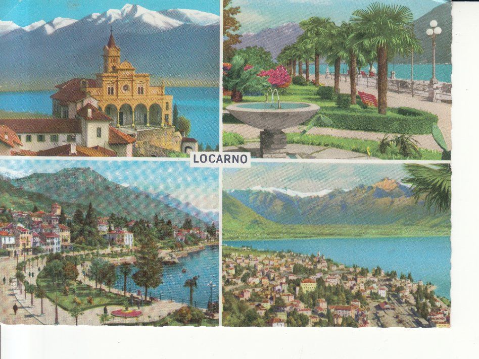 Cartoline postali: Locarno ca. 1960 coloriert – Usato da Bürglen TG venduto da StampGraf