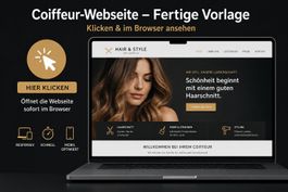 ZIP Datei - Coiffeur Webseite - sofort startklar & anpassbar