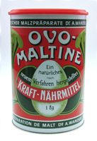 Jubiläums-Blechdose mit Plastikdeckel Ovomaltine seit 1865