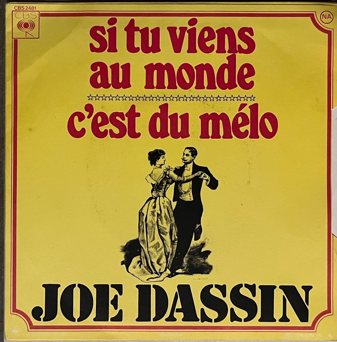 Dischi in vinile: JOE DASSIN - C'EST DU MÉLO – Usato da Bussigny venduto da vinyl-pas-cher 1