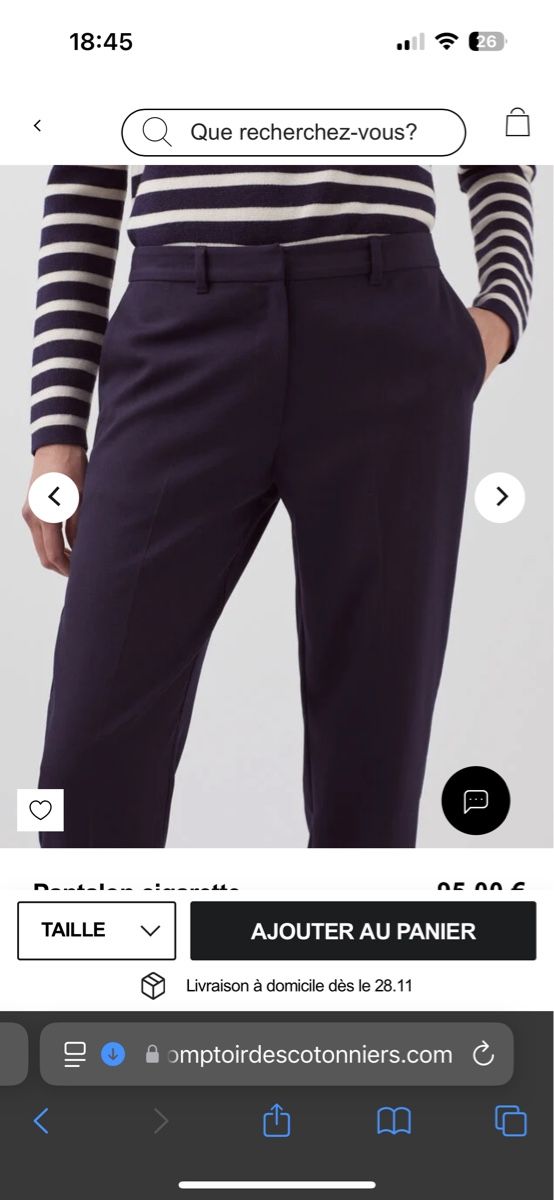 Comptoir des Cotonniers Pantaloni: Stoffhose Marguerite – Nuovo (secondo la descrizione) da Aesch LU venduto da dW.2x7 1