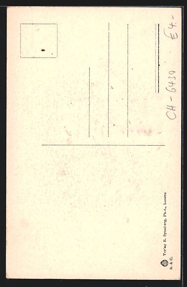 Cartoline postali: AK Schwyz, Partie an der Kirche – Usato da Berlin venduto da bartko-reher 1