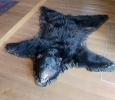 * Antikes Fell von einem Bär * Bärenfell Fell Schwarzbär
