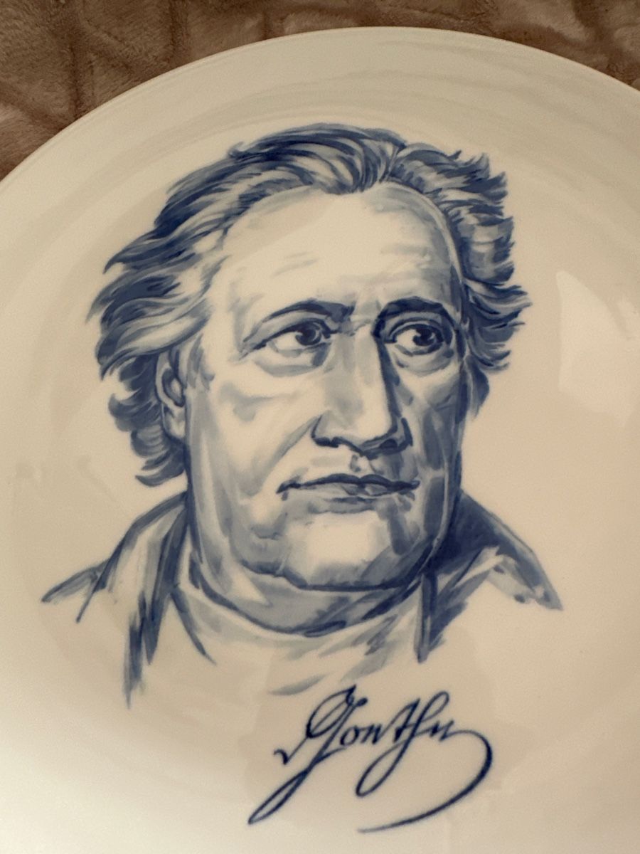 Piatti: Meissen Wandteller, Goethe – Usato da Herbriggen venduto da Sehrazade 4