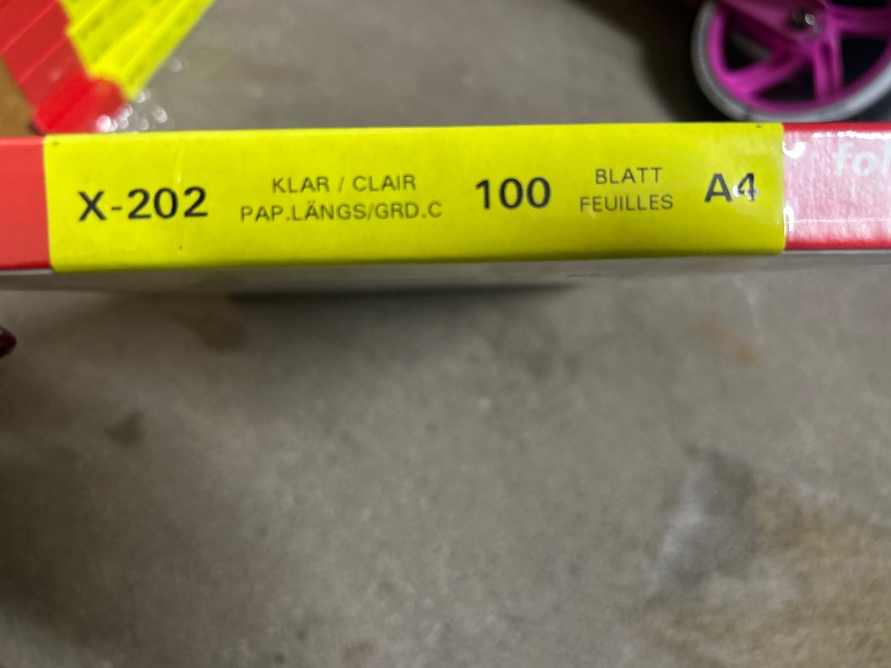 Fogli trasparenti: Folex Kopierfolien X-202 Klar NEU – Nuovo e nell'imballaggio originale da Regensdorf venduto da Spyke55 1