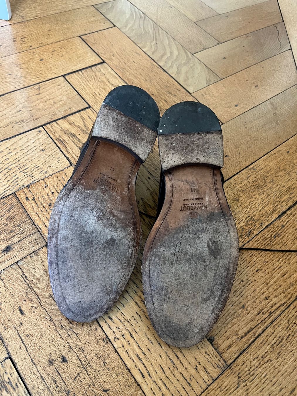 Navyboot Scarpe da uomo: Navyboot Lederschuhe halbhoch – Usato da Bern venduto da ei.ma 2