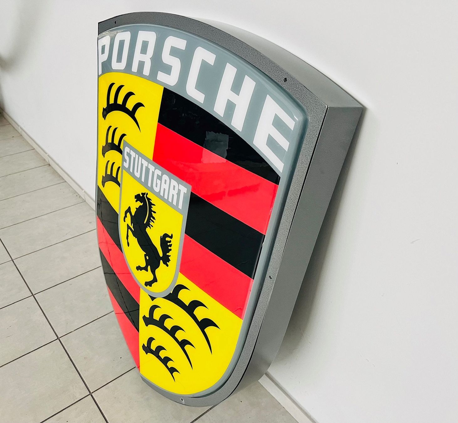 Porsche Schilder: Insegna Luminosa Porsche – Gebraucht aus san giovanni teatino von difulvioracing 2
