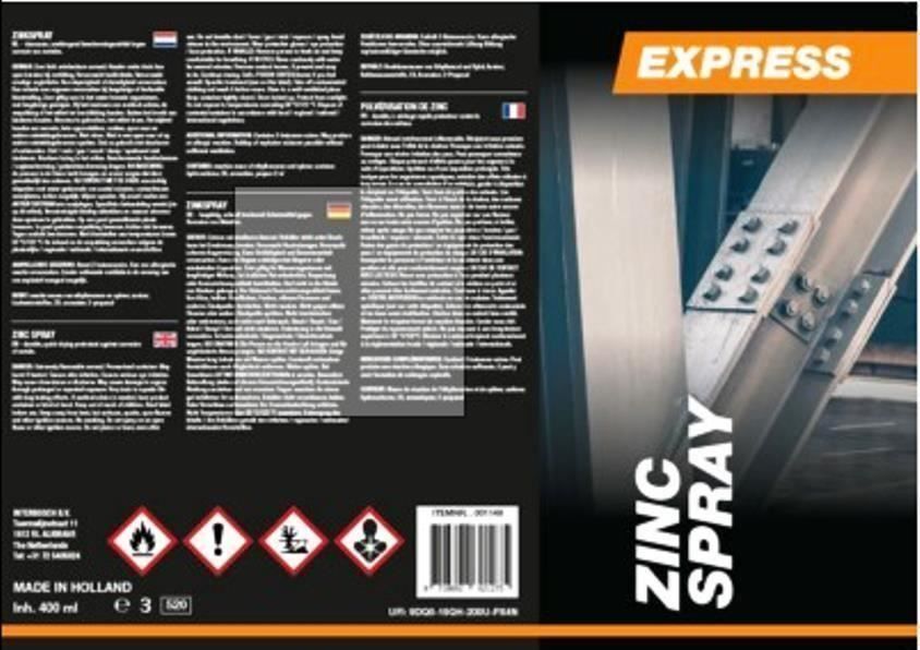 Colori: Zinkspray  Express  Dose  à 400 ml. – Nuovo e nell'imballaggio originale da St. Gallen venduto da schnaeppchen-preise 1