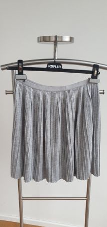 Plissee Rock hellgrau EDC Esprit Grösse XS/34