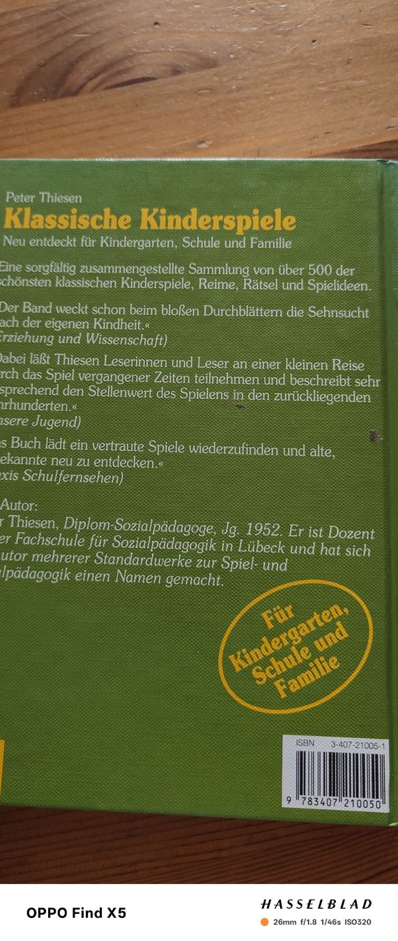 Bücher: klassische Kinderspiele – Gebraucht aus Volken von katz5 6