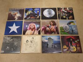 12x Vinyl: Joe Walsh, Neil Young, Peter Frampton, The Who...