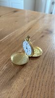 Taschenuhr Marke Nivada ohne Glasdeckel goldfarben gebraucht