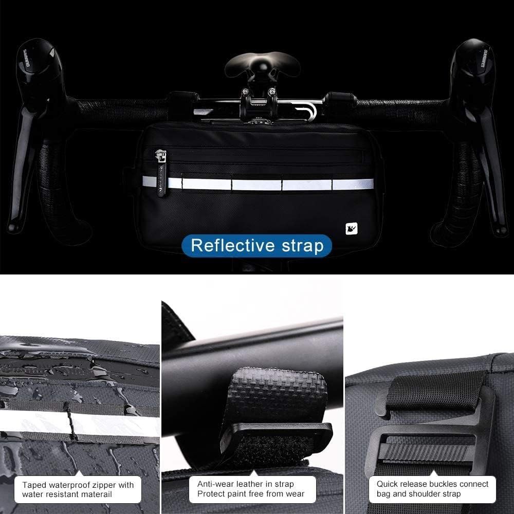 Borse: Multifunktions Fahrrad Lenkertasche mit Schultergurt – Nuovo e nell'imballaggio originale da Châtelaine venduto da topshop.switzerland 3