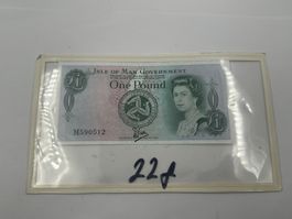Isle of Man Government One Pound Note