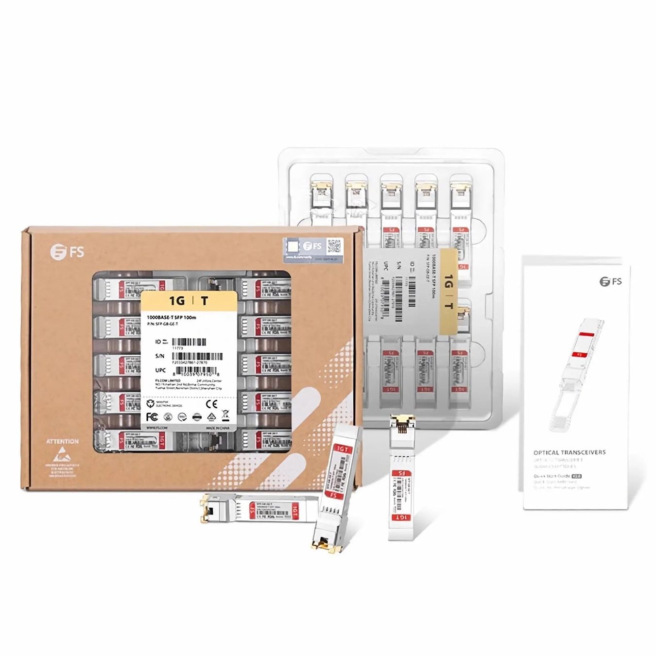 Unità & Adattatore: FS.COM - 1000BASE-T SFP Transceivermodule Dell, OVP – Nuovo e nell'imballaggio originale da Adlikon b. Regensdorf venduto da Aleph2001 3