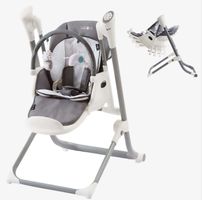 2in1 Hochstuhl und Wippe NOA mit 12 Melodie Schreie Sensor