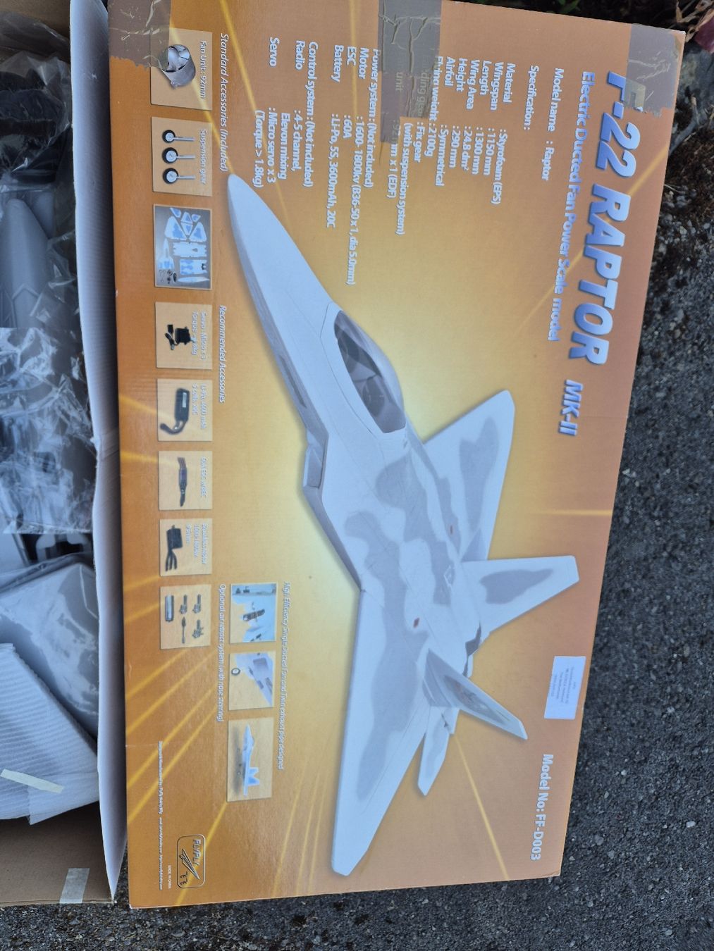 Modellismo RC: F22 Raptor ll – Nuovo e nell'imballaggio originale da Wattenwil venduto da hps_z6w9