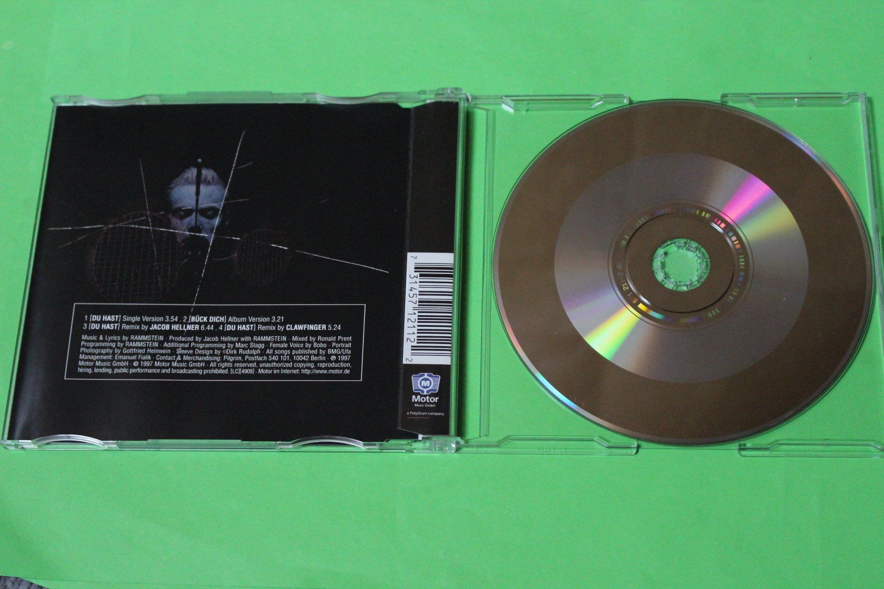 CD: RAMMSTEIN - DU HAST Maxi-CD 1997 – Usato da Tübach venduto da JamesStone 3