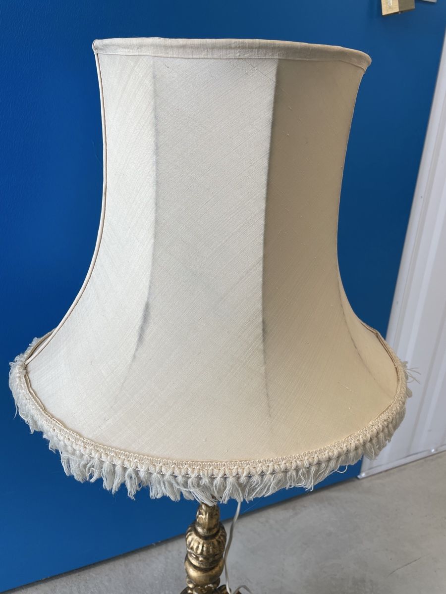 Lampade: Antique gold Baroque candlestick or lamp – Usato da Zürich venduto da MISSYS-WONDERBAG 2