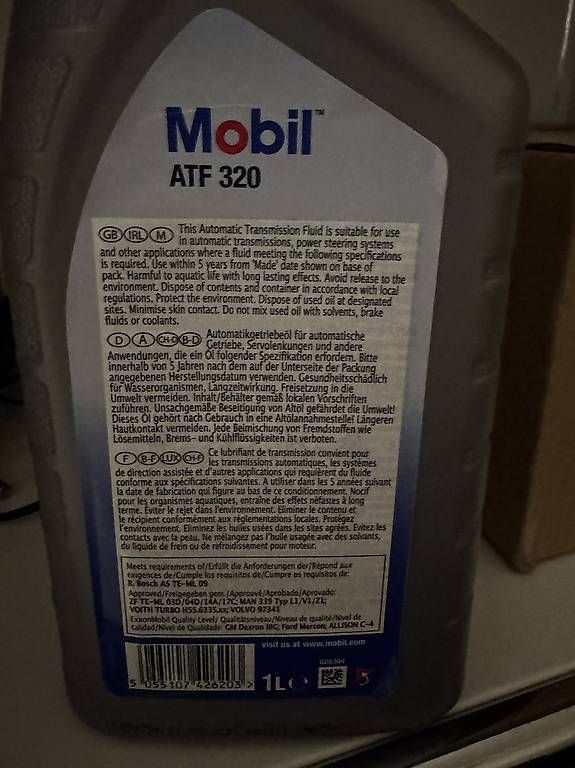 Öl und Additive: ATF 320 Premium Mobil – Gebraucht aus Basel von bau_6tk8 1
