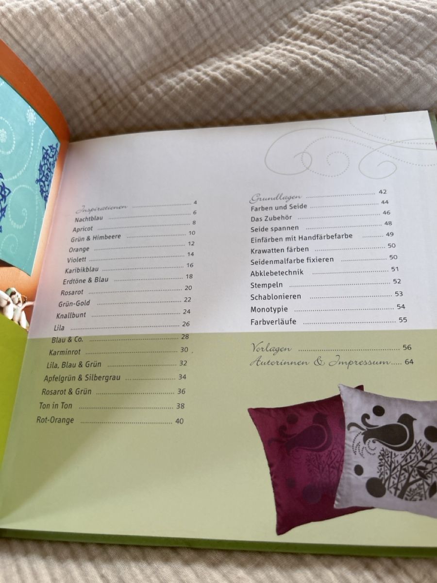 Libri: Farbträume auf Seide - Schablonieren, Stempeln – Nuovo (secondo la descrizione) da densbüren venduto da Oldaden 3
