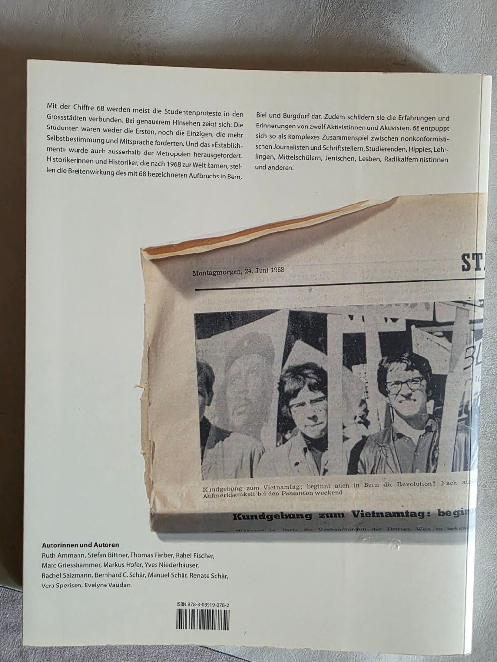 Bücher: Bern 68 - Lokalgeschichte eines globalen Aufbruchs - 2008 – Gebraucht aus Walterswil BE von Lonitti 2