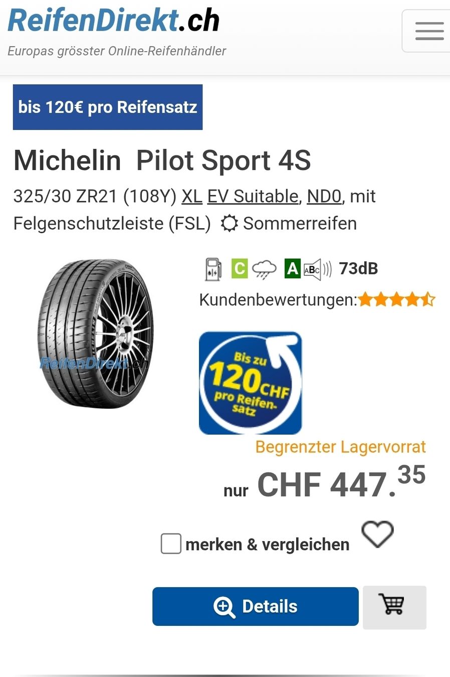 Michelin Pneumatici & Ruote complete: 325/30 R21 Michelin – Usato da Bilten venduto da lykuivku 6