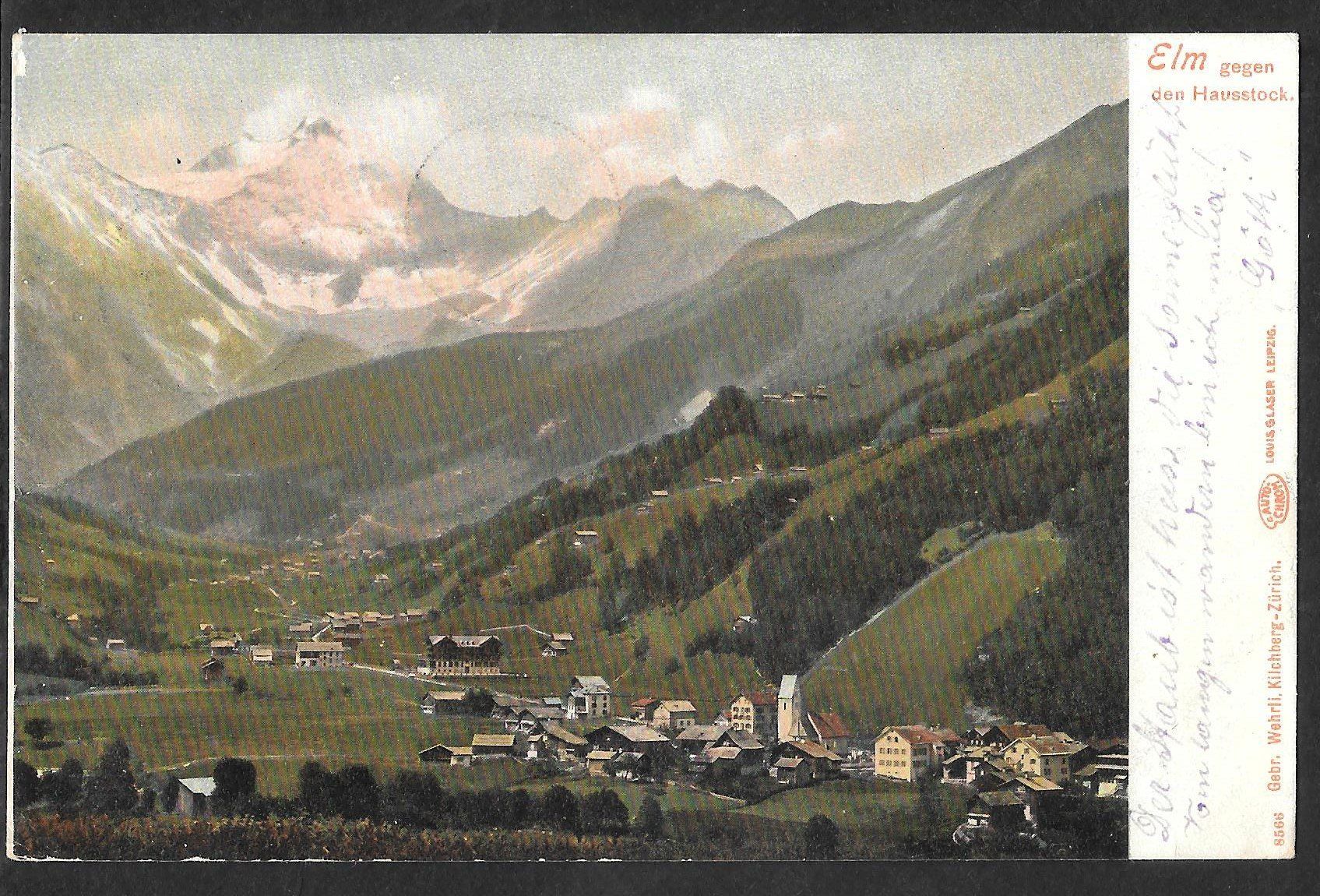 Cartoline postali: Elm gegen den Hausstock – Usato da Olten venduto da clotaldi