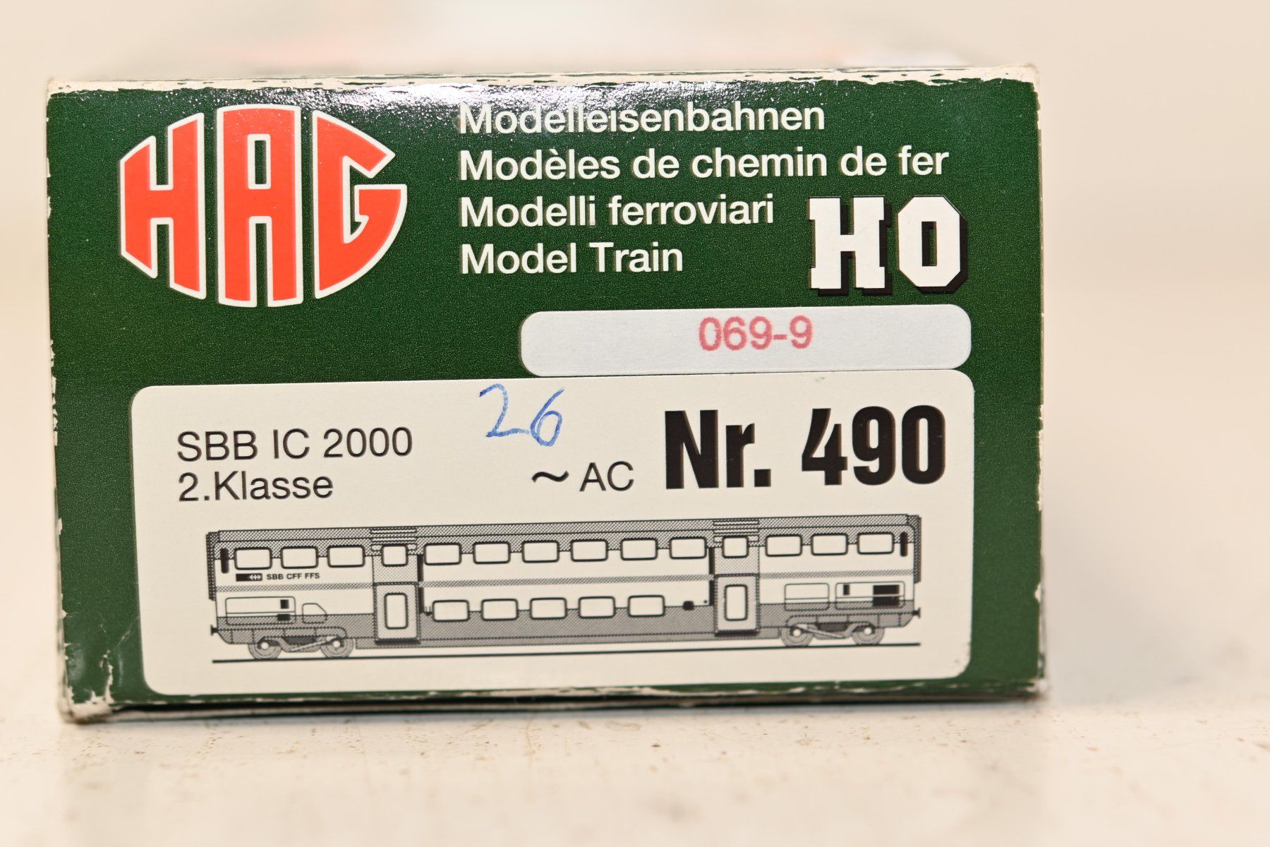 Hag Modelleisenbahnen: SBB IC Doppelstock 2 Kl Hag HO/AC mit OVP – Gebraucht aus Laupen ZH von Zmoewe 9