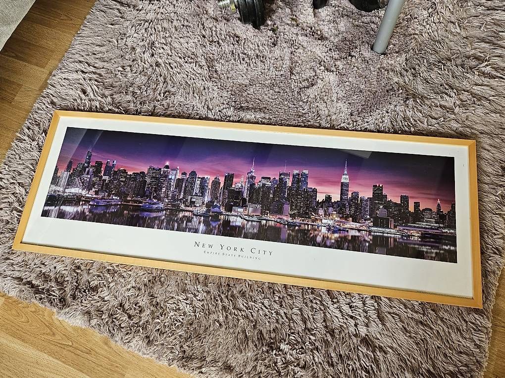 Foto & Immagini: New York Bild mit Glasbilderrahmen – Usato da Sisikon venduto da bryke 1