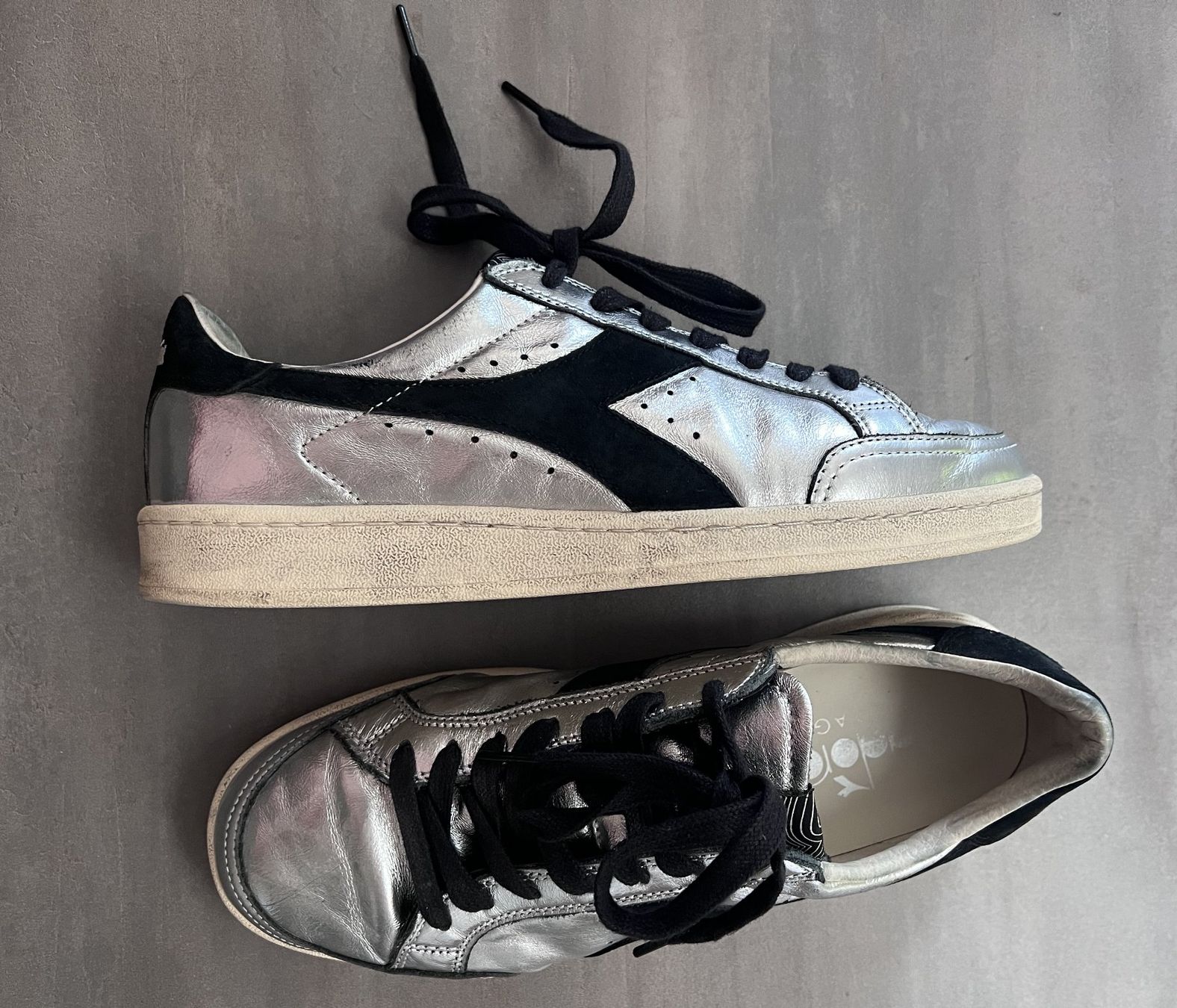 Diadora Scarpe da uomo: Baskets Diadora argent – Usato da Cologny venduto da flo_7dnj 2