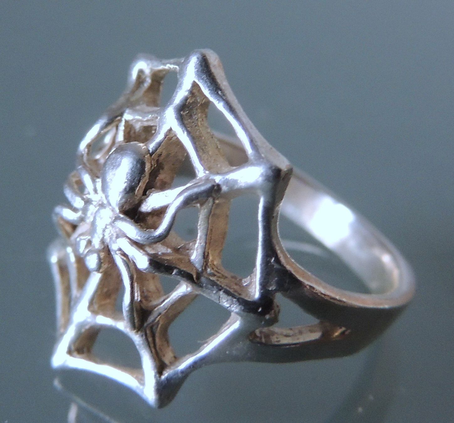 Ringe: Spinne Silber 925 Fingerring Gr. 49 – Gebraucht aus Waldenburg von schaller707 1